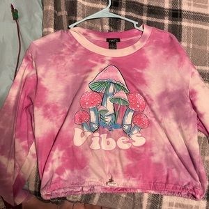 L Pink Rue21 Croptop
